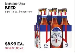 Bristol Farms Michelob Ultra BEER offer