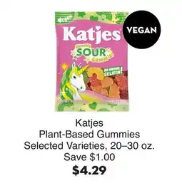 Bristol Farms Katjes Plant-Based Gummies offer