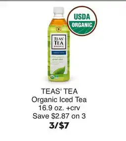 Bristol Farms TEAS' TEA Organic Iced Tea offer
