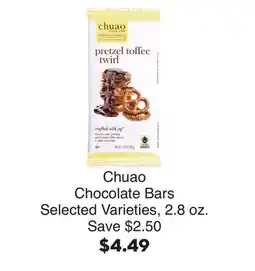 Bristol Farms Chuao Chocolate Bars offer