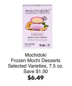 Bristol Farms Mochidoki Frozen Mochi Desserts offer