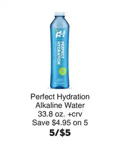 Bristol Farms Perfect Hydration Alkaline Water offer