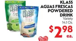 La Chiquita Food Market KLASS AGUAS FRESCAS POWDERED DRINK offer