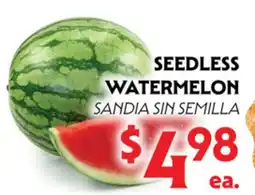 La Chiquita Food Market SEEDLESS WATERMELON offer