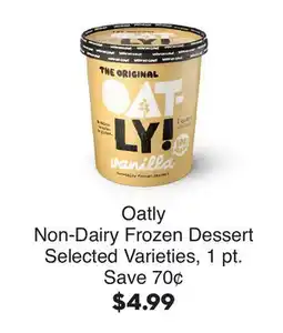 Bristol Farms Oatly Non-Dairy Frozen Dessert offer