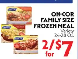 La Chiquita Food Market ON-COR FAMILY SIZE FROZEN MEAL offer