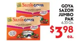 La Chiquita Food Market GOYA SAZON JUMBO PAK offer