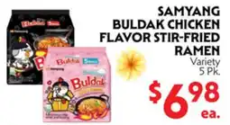 La Chiquita Food Market SAMYANG BULDAK CHICKEN FLAVOR STIR-FRIED RAMEN offer