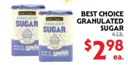 La Chiquita Food Market BEST CHOICE GRANULATED SUGAR offer