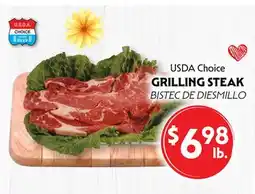 La Chiquita Food Market USDA Choice GRILLING STEAK offer