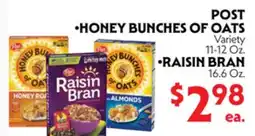 La Chiquita Food Market POST •HONEY BUNCHES OF OATS •RAISIN BRAN offer