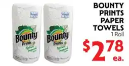 La Chiquita Food Market BOUNTY PRINTS PAPER TOWELS offer
