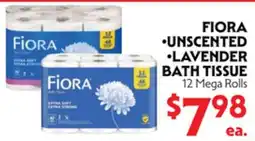 La Chiquita Food Market FIORA UNSCENTED • LAVENDER BATH TISSUE offer