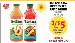 La Chiquita Food Market TROPICANA REFRESHER JUICE DRINK offer