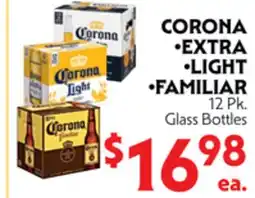 La Chiquita Food Market CORONA •EXTRA •LIGHT •FAMILIAR offer