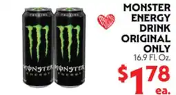 La Chiquita Food Market MONSTER ENERGY DRINK ORIGINAL ONLY offer