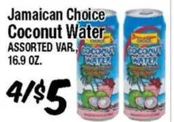 Western Beef Jamaican Choice Coconut Water offer