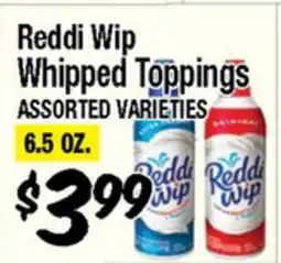 Western Beef Reddi Wip Whipped Toppings offer