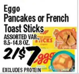 Western Beef Eggo Pancakes or French Toast Sticks offer