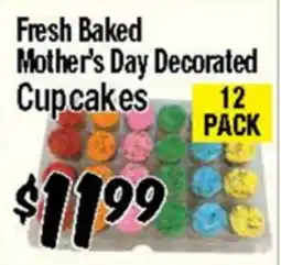 Western Beef Fresh Baked Mother's Day Decorated Cupcakes offer