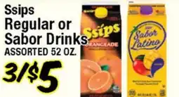 Western Beef Ssips Regular or Sabor Drinks offer