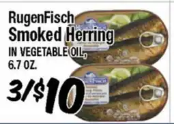 Western Beef RugenFisch Smoked Herring IN VEGETABLE OIL offer