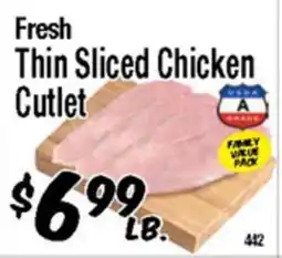 Western Beef Fresh Thin Sliced Chicken Cutlet offer