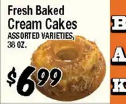 Western Beef Fresh Baked Cream Cakes offer
