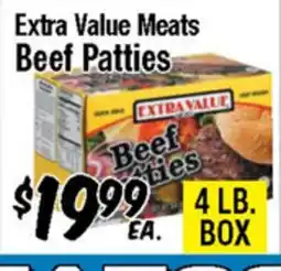 Western Beef Extra Value Meats Beef Patties offer