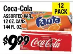 Western Beef Coca-Cola ASSORTED VAR., 12 OZ. CANS, 144 FL OZ offer