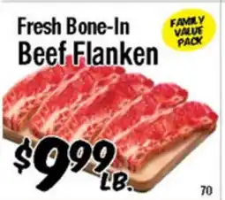 Western Beef Fresh Bone-In Beef Flanken offer