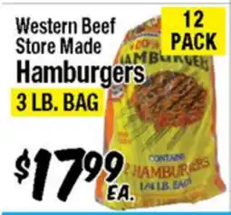 Western Beef Western Beef Store Made Hamburgers offer