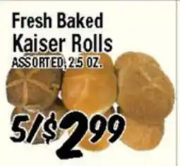 Western Beef Fresh Baked Kaiser Rolls offer