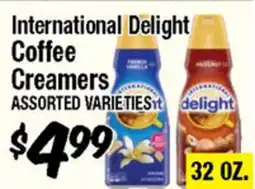 Western Beef International Delight Coffee Creamers offer