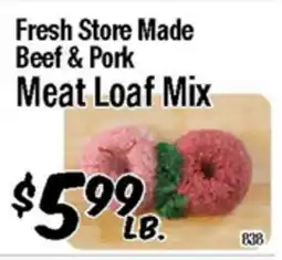 Western Beef Fresh Store Made Beef & Pork Meat Loaf Mix offer
