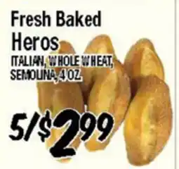 Western Beef Fresh Baked Heros offer
