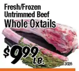 Western Beef Fresh/Frozen Untrimmed Beef Whole Oxtails offer