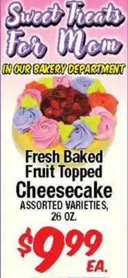 Western Beef Fresh Baked Fruit Topped Cheesecake offer