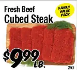 Western Beef Fresh Beef Cubed Steak offer