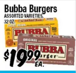 Western Beef Bubba Burgers offer
