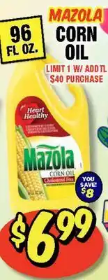 Western Beef MAZOLA CORN OIL offer