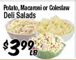 Western Beef Potato, Macaroni or Coleslaw Deli Salads offer