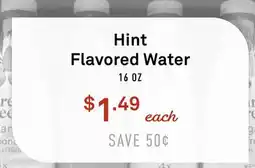 Standard Market Hint Flavored Water offer