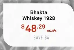 Standard Market Bhakta Whiskey 1928 offer