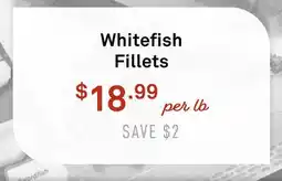 Standard Market Whitefish Fillets offer