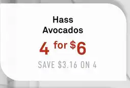 Standard Market Hass Avocados offer