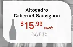 Standard Market Altocedro Cabernet Sauvignon offer