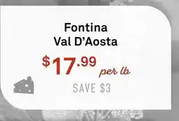 Standard Market Fontina Val D'Aosta offer