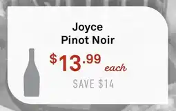 Standard Market Joyce Pinot Noir offer