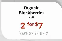 Standard Market Organic Blackberries offer